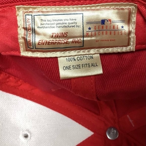 WASHINGTON Nationals Hat Twins Enterprise Strapback Signed Auto Baseball Cap NWT - Picture 8 of 8